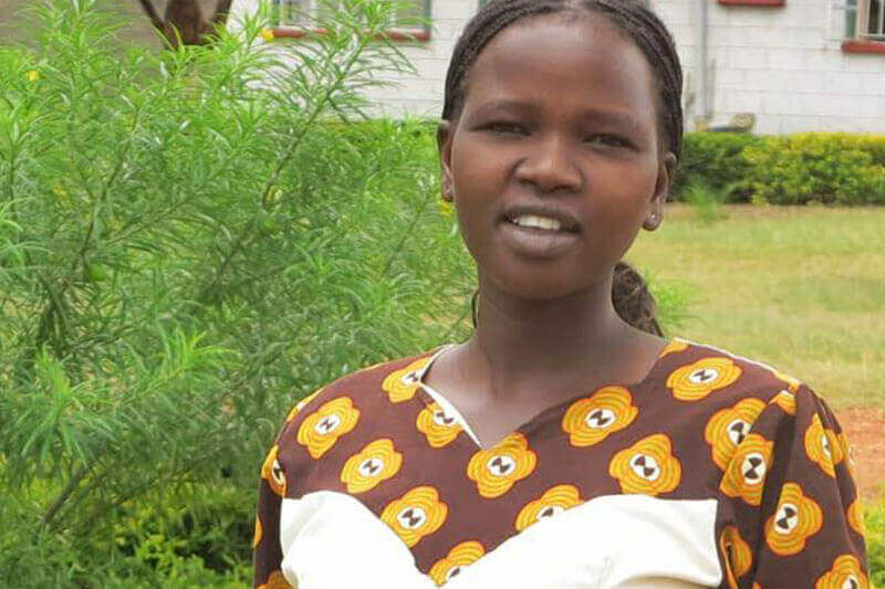 Christine from Kenya became a victim of child marriage at the young age of 11