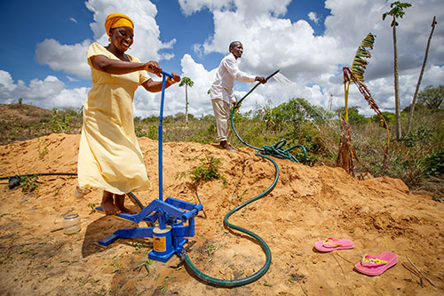 Water pump for irrigation in Kenya to alleviate the existing water crisis