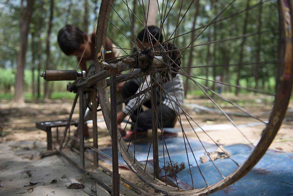 Children being exploited through child labour