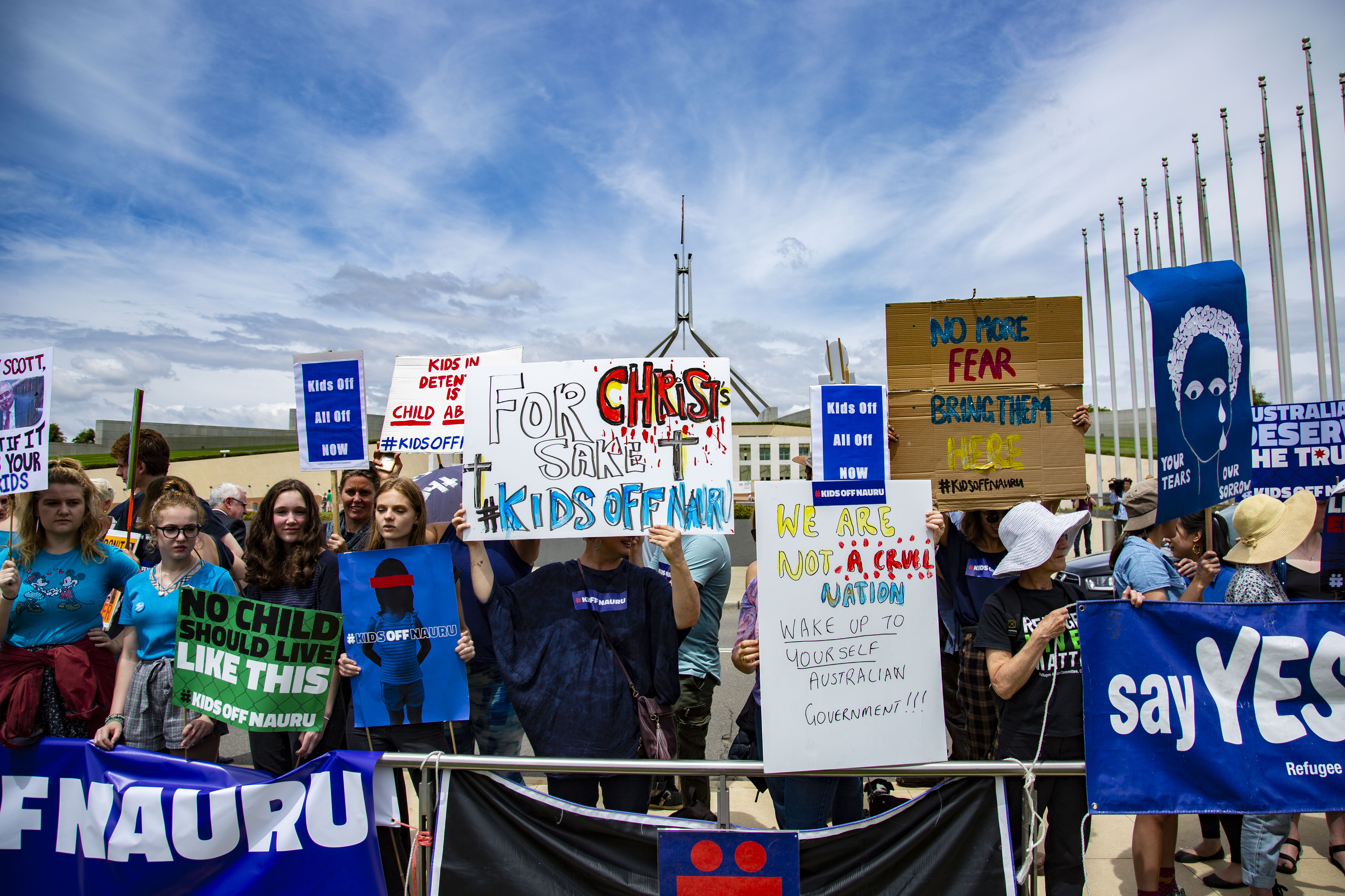 Kids of Nauru – Canberra Rally