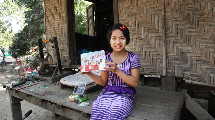 Sponsored child Thiri from Myanmar