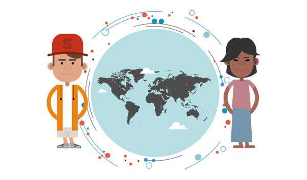 Geography of human well-being